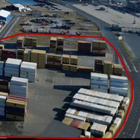 23ha areal til container under reparation